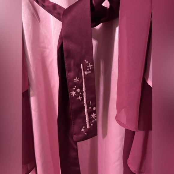 Torrid Harry Potter Yule Ball Dress Elegant Pink and Red Layered Dress Sz 1X - Picture 4 of 6